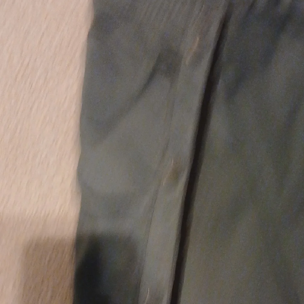 adidas Men's Olive Joggers with Black Accents Size L